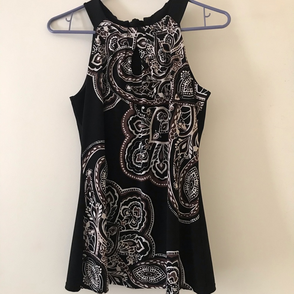 WHBM Keyhole Halter Top